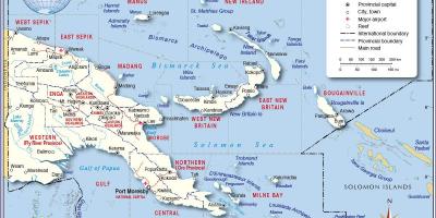 지도의 타리 파푸아 뉴기니 